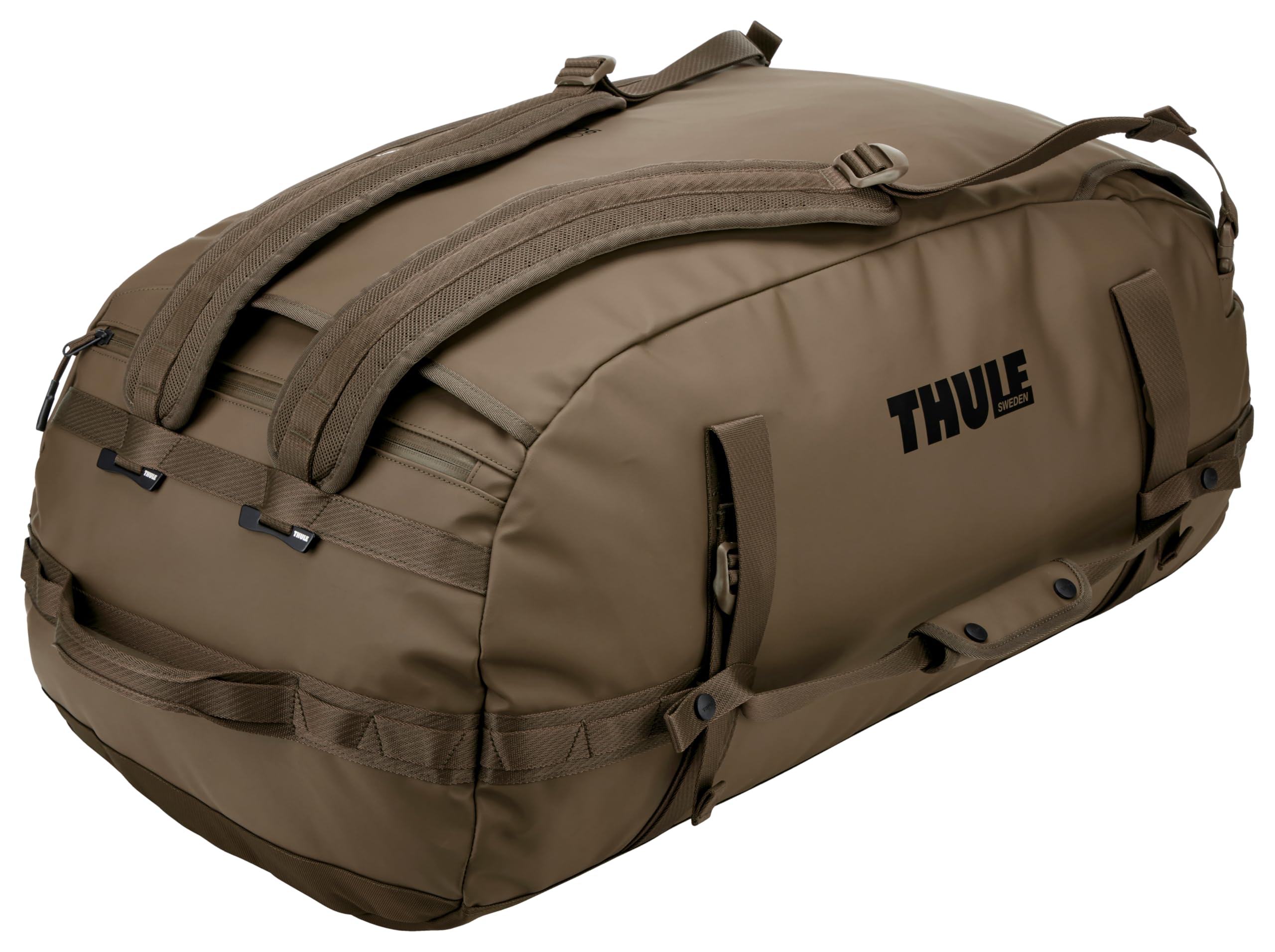 THULE Sac de Voyage Sac à Dos Chasm Recycled Duffel 90L Deep Khaki Kaki