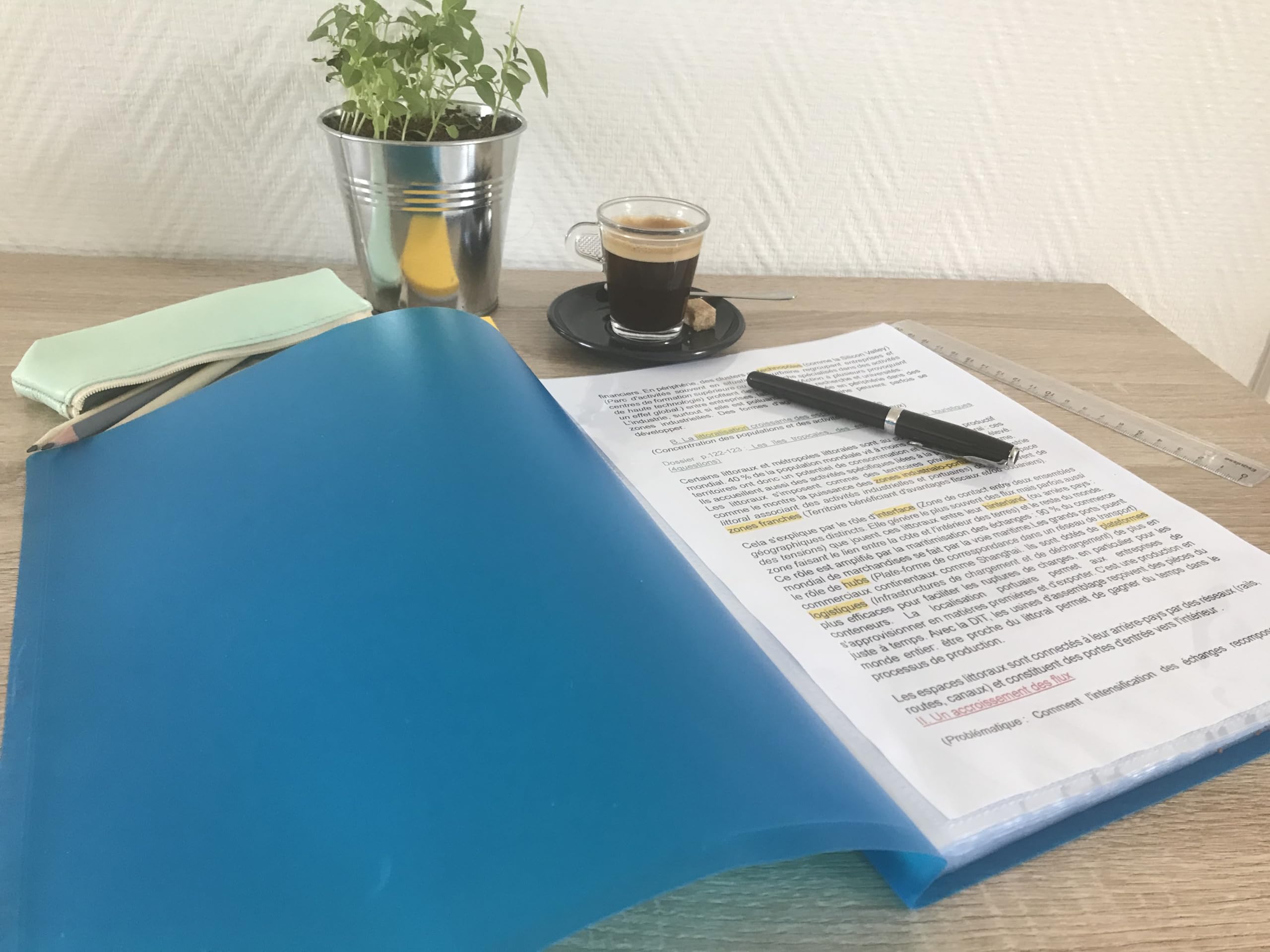 Oxford Folder A4, polyvision, 20 koszulek, przezroczysty, niebieski, 12 sztuk