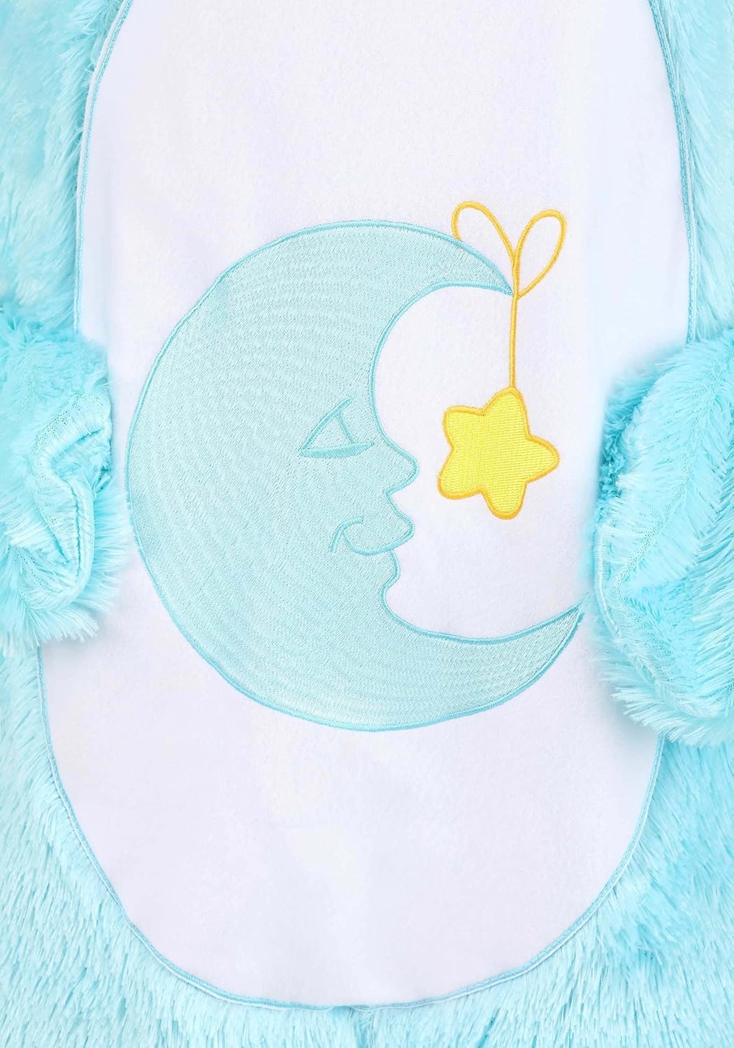 Care Bears Bedtime Bear Adult Halloween Costume | Goodnight Dream | Mascot Jumpsuit | 80s TV Show Character