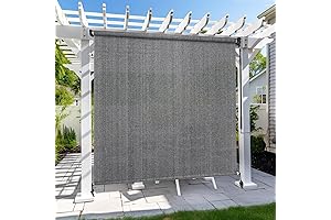 KANAGAWA Cordless Outdoor Patio Roller Shades for Privacy and Sun Protection