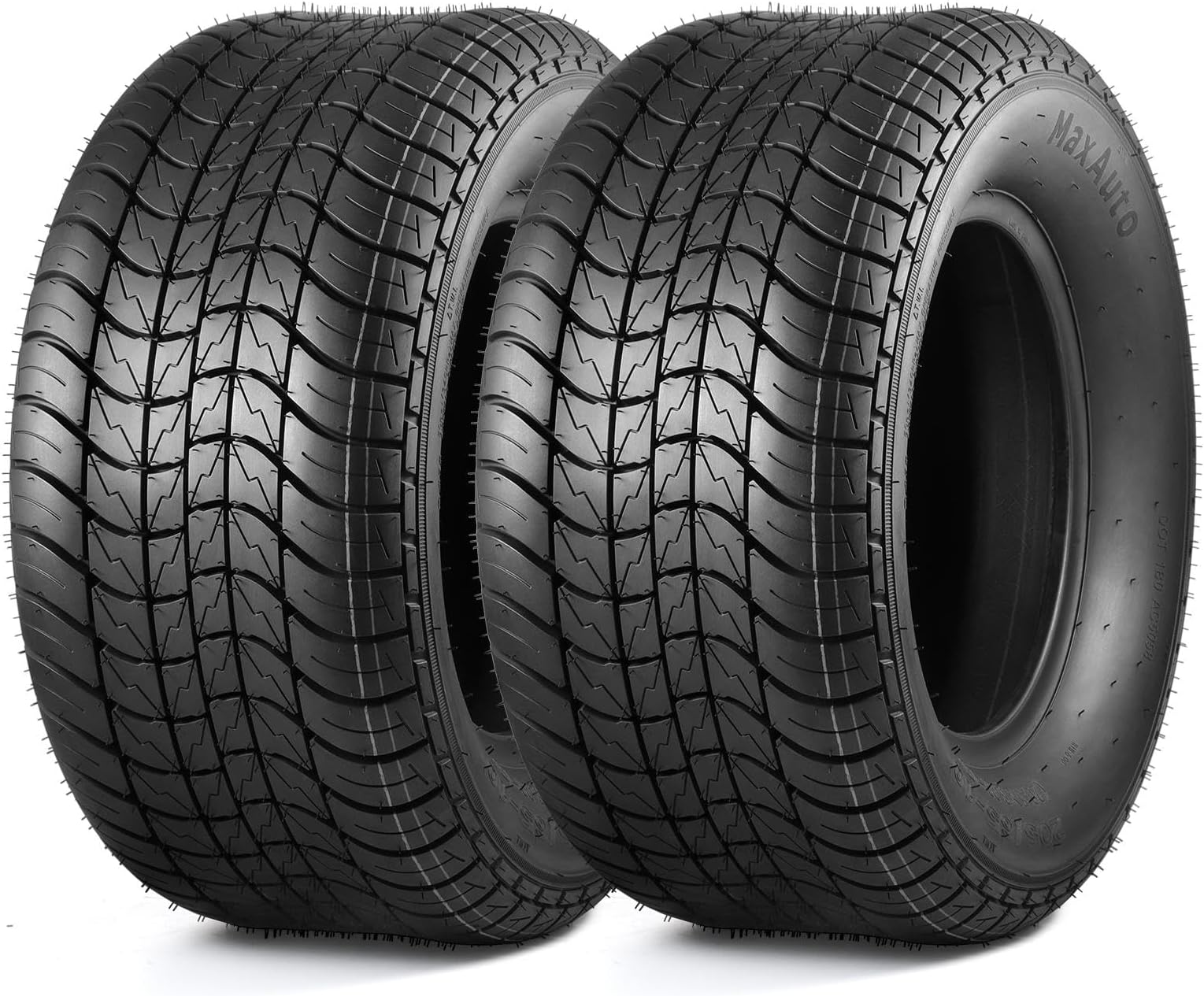 - 205/65-10 Trailer Tires 20.5x8-10 Tractor Tires 6 Ply, Set of 2
