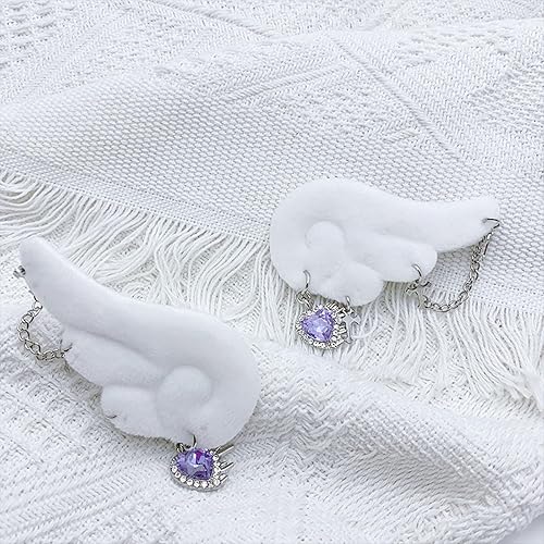 Miniatura 7 de Accesorio para el cabello dulce con ala de ángel, clip de pelo de moda, adorable y delicado, accesorios para el cabello, horquilla duradera y