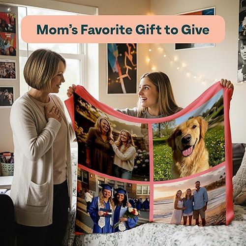 Miniatura 3 de Fabric Textile Products Envío al día siguiente - Manta personalizada con imagen - Impresa en EE. UU. - Manta de foto personalizada - Regalos