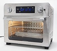 Vista 6 de Blue Jean Chef Horno tostador con freidora de aire digital de 23L (renovado)