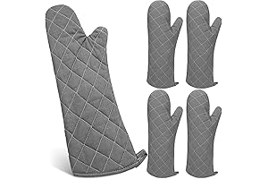Ultra-Protective 17" Commercial Oven Mitts: Heat-Defying Guardians for Your Kitchen Realm