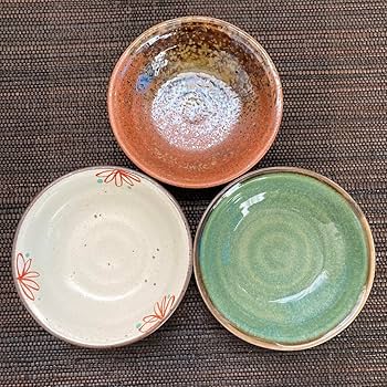 Amazon.co.jp: 鴻泉窯 豆皿 6枚セット 柄違い 和食器 小皿 小鉢