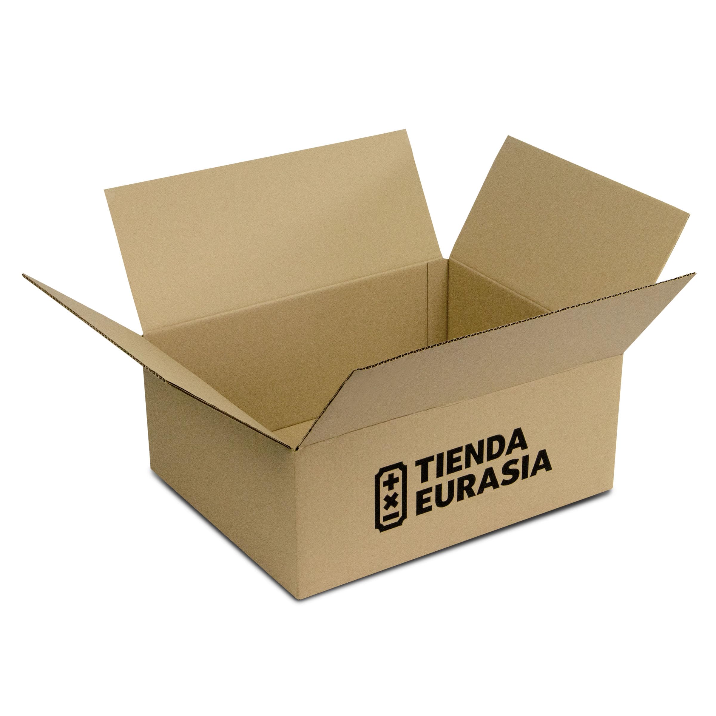 TIENDA EURASIA - Cajas de Cartón para Mudanzas | Pack de 5 Unidades | Cartón Ondulado Doble Capa | sin Asas | Marrón | para Almacenaje y Paquetería (50 x 40 x 20 cm)