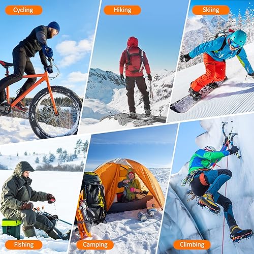 Miniatura 6 de Heated Socks for Men Women - 2022 Upgraded Rechargeable Electric Heated Socks-Unisex Powered Cold Weather Heat Socks for Outdoor Riding Camping