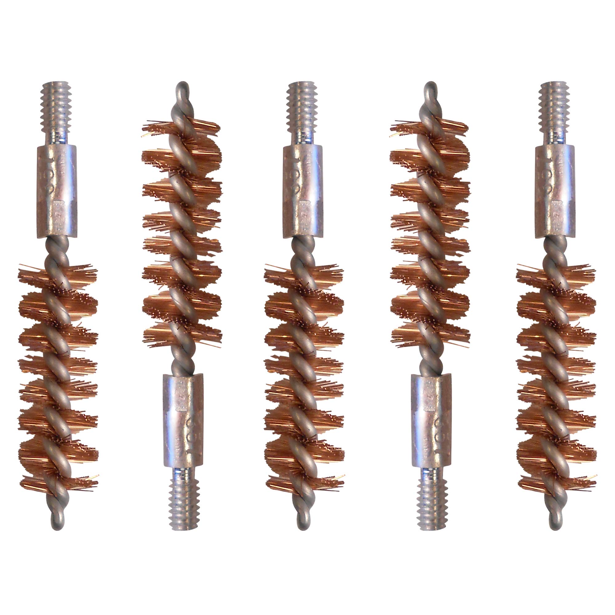 9MM Caliber Bronze Pistol Brush 5 Piece Pack