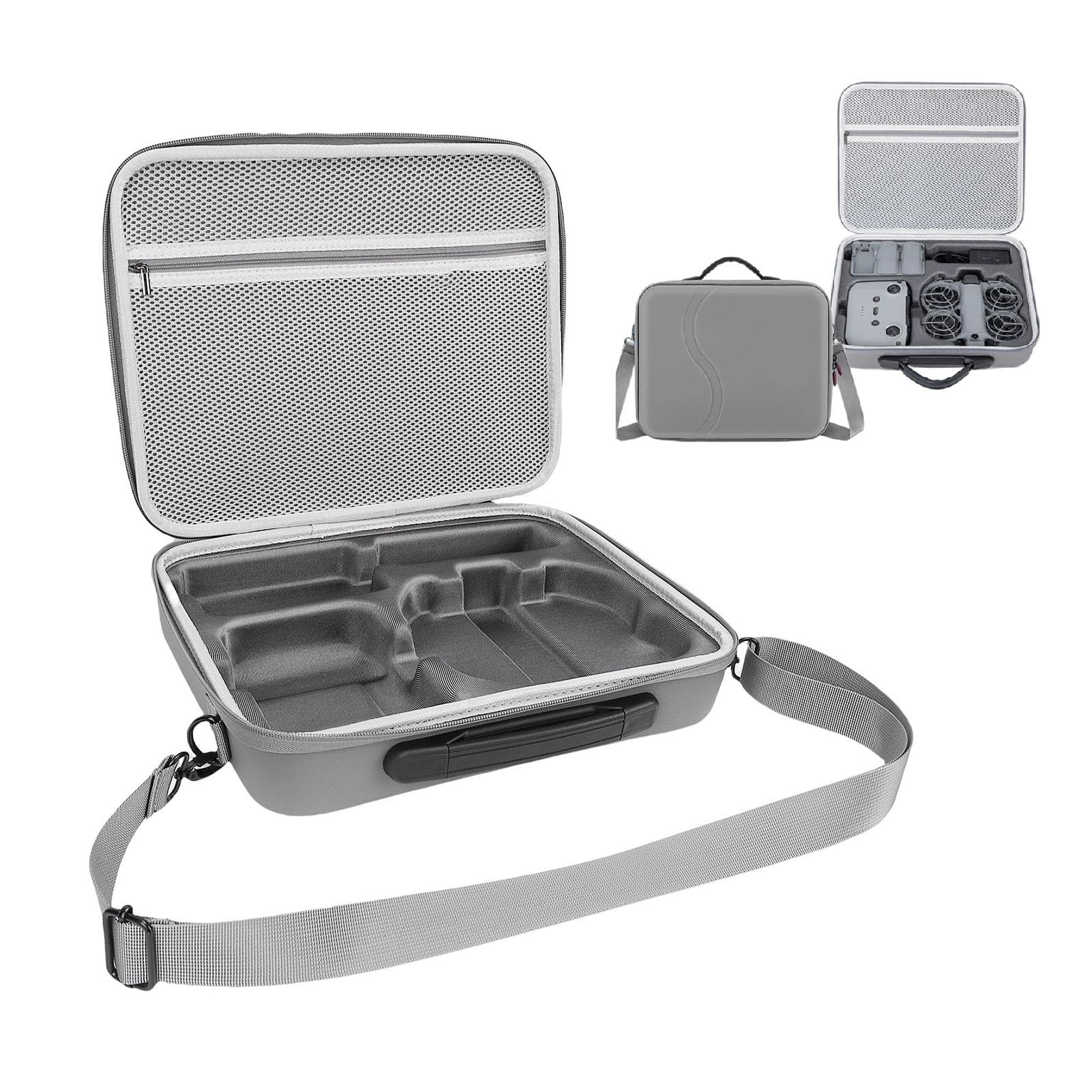Neo 2 Drone Custodia da trasporto antiurto a prova di schizzi Borsa protettiva per accessori Scomparti modellati di precisione per avventure all'aperto Adatta per Neo 2