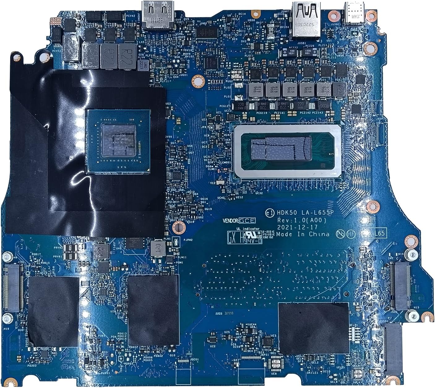Replacement for Dell G15 5520 Motherboard HDK50 LA-L655P Mainboard i7-12700H Processor RTX 3050 Ti 4GB 0N2RP0 N2RP0