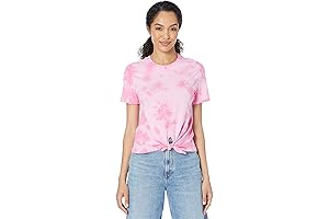 Ivory Ella Heritage Carnation Cloud Tie-Dye Knotted T-Shirt
