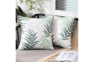 MIULEE Outdoor Waterproof Spring Throw Pillow Covers