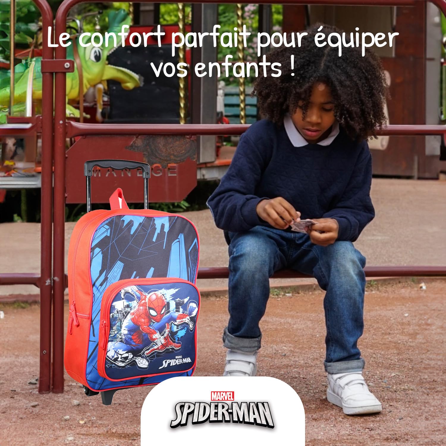 Bagtrotter - Sac à dos Primaire Garçon - Confortable - Tons Rouge & Orange - Différents Modèles & Licences