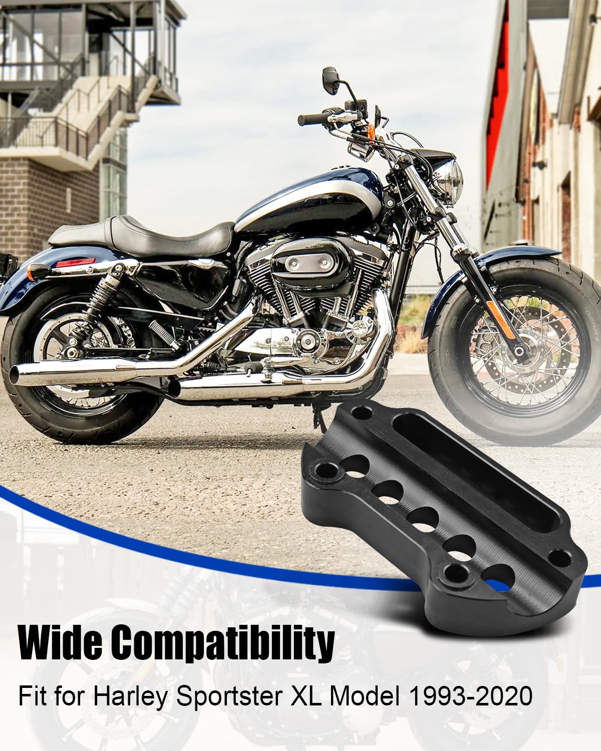 Kit Matériel D'amarrage Harley Sportster XL883 XL1200 2004-2020 - Pour Sacoches Latérales Amovibles