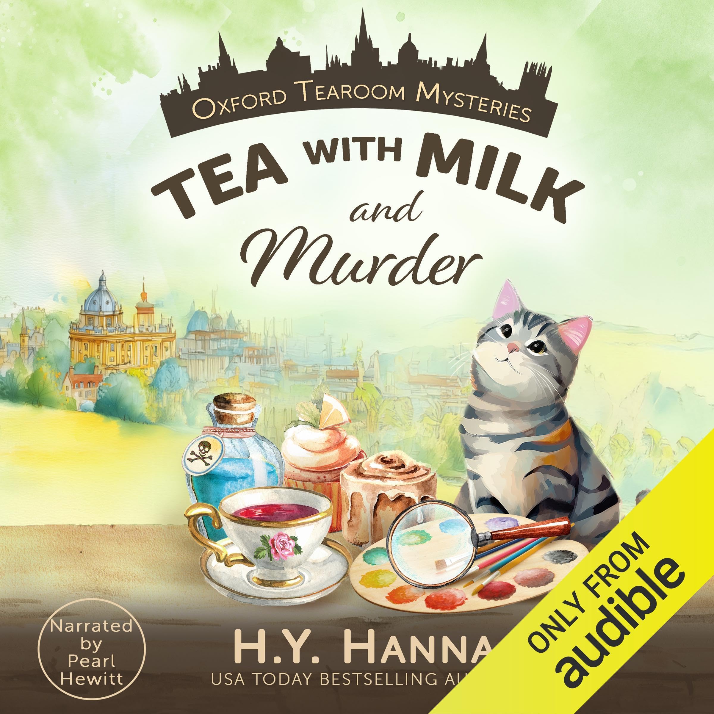Cover art for Tea with Milk and Murder