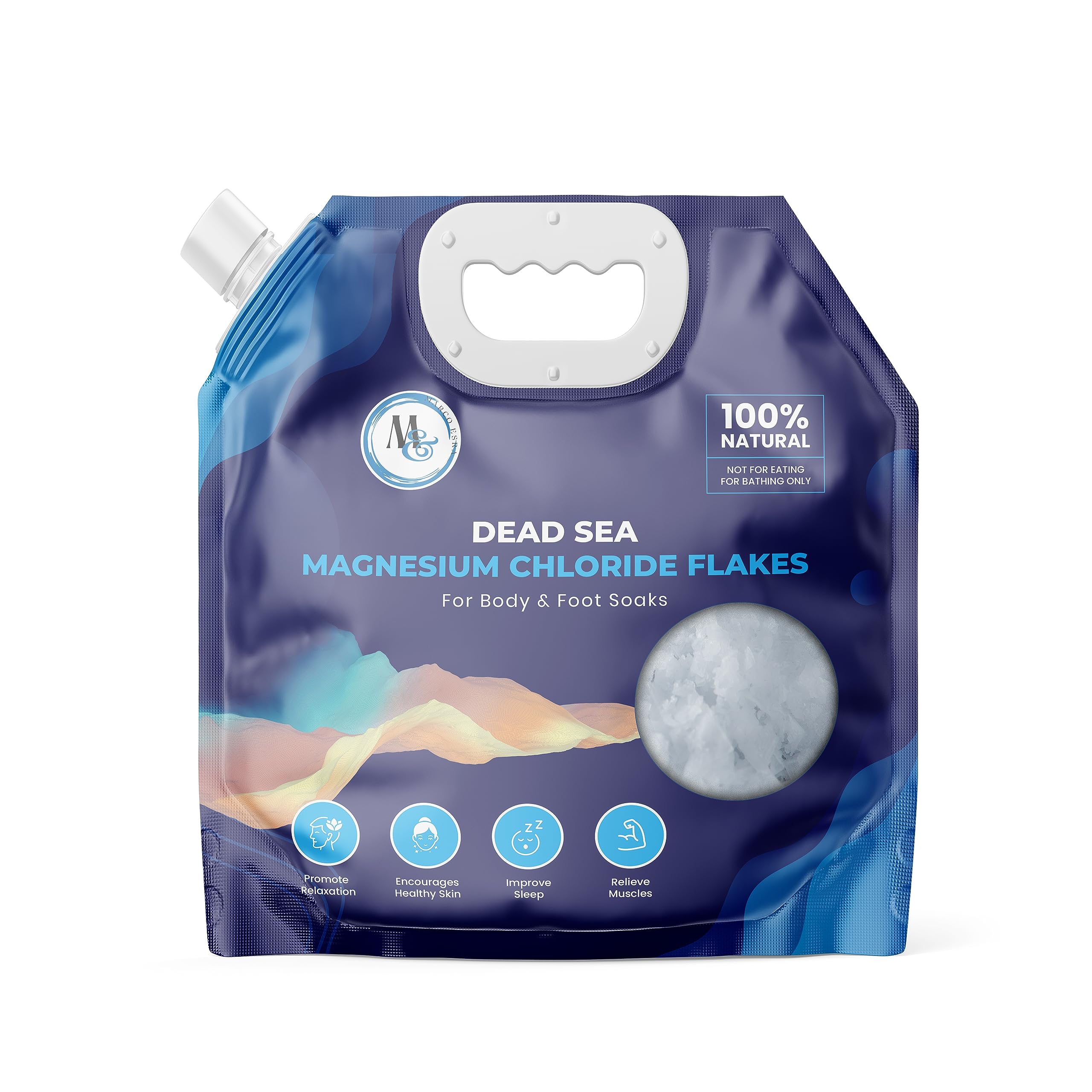 Dead Sea Magnesium Flakes Bath Salts