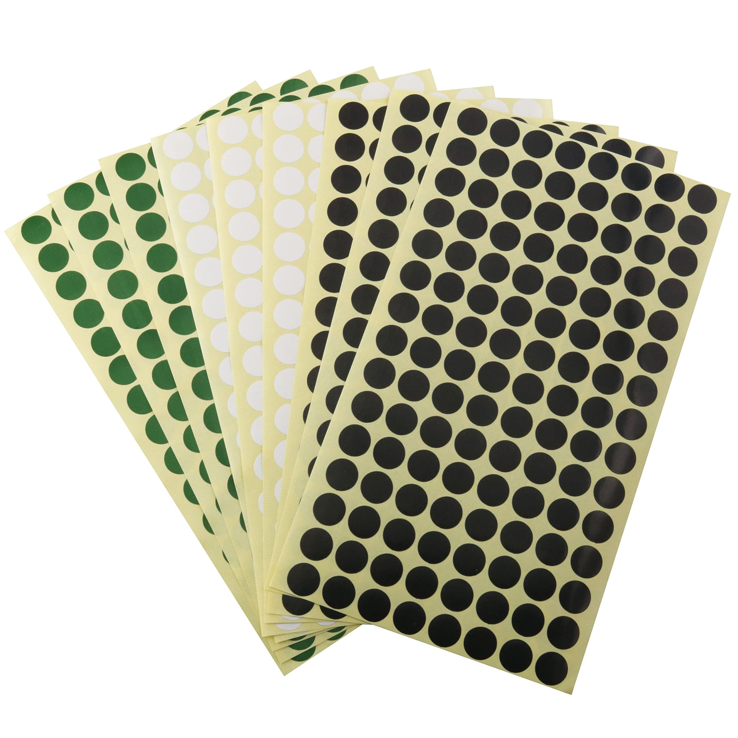 Shooting Target Stickers - 9 Sheets (1080 Pieces) 0.6 Inch Round Patches for Training and Hunting Practice - Circular Target Repair Patches