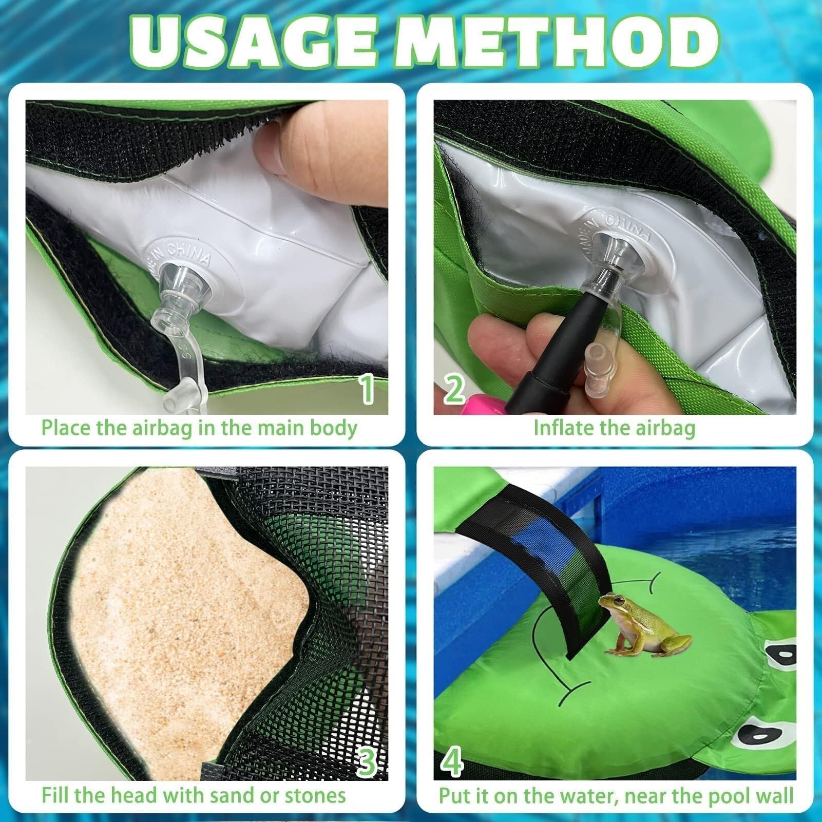 Frog Saver For Swimming Pool Animal Saving Escape Ramp For Pools ...