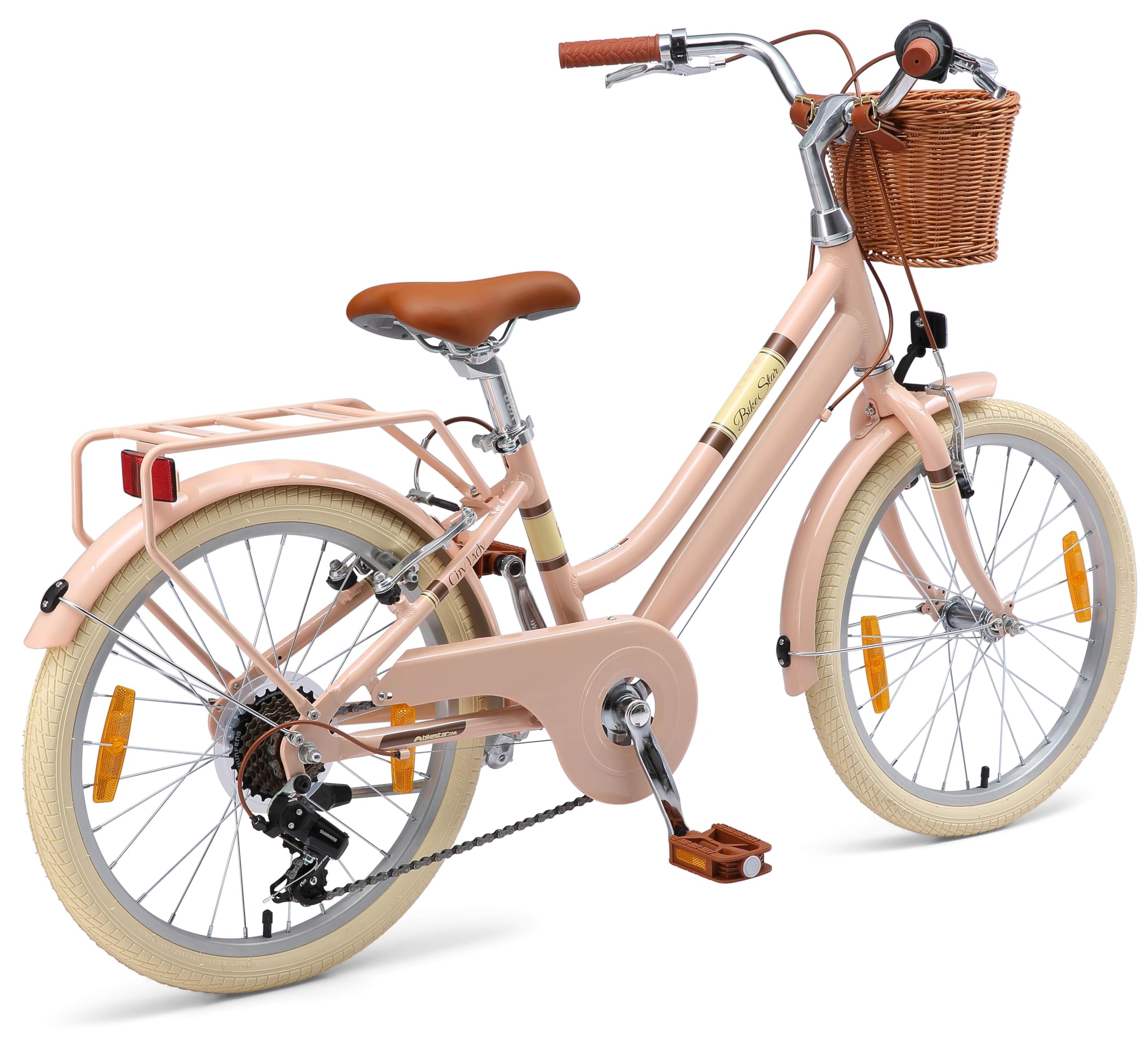 BIKESTAR Bicicletta per bambini in alluminio 20 pollici 7 velocità