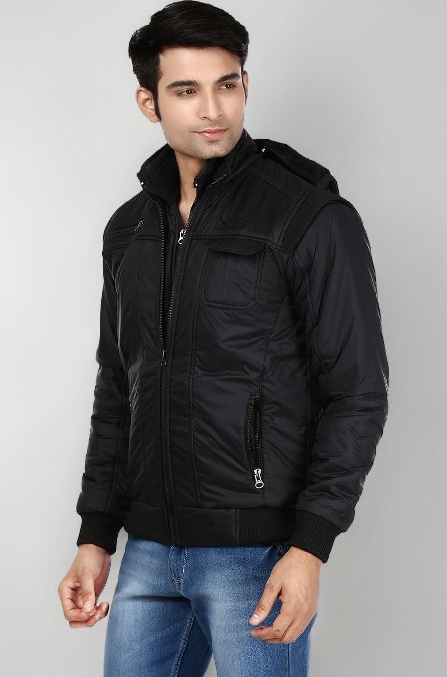 Men's Solid Regular Jacket