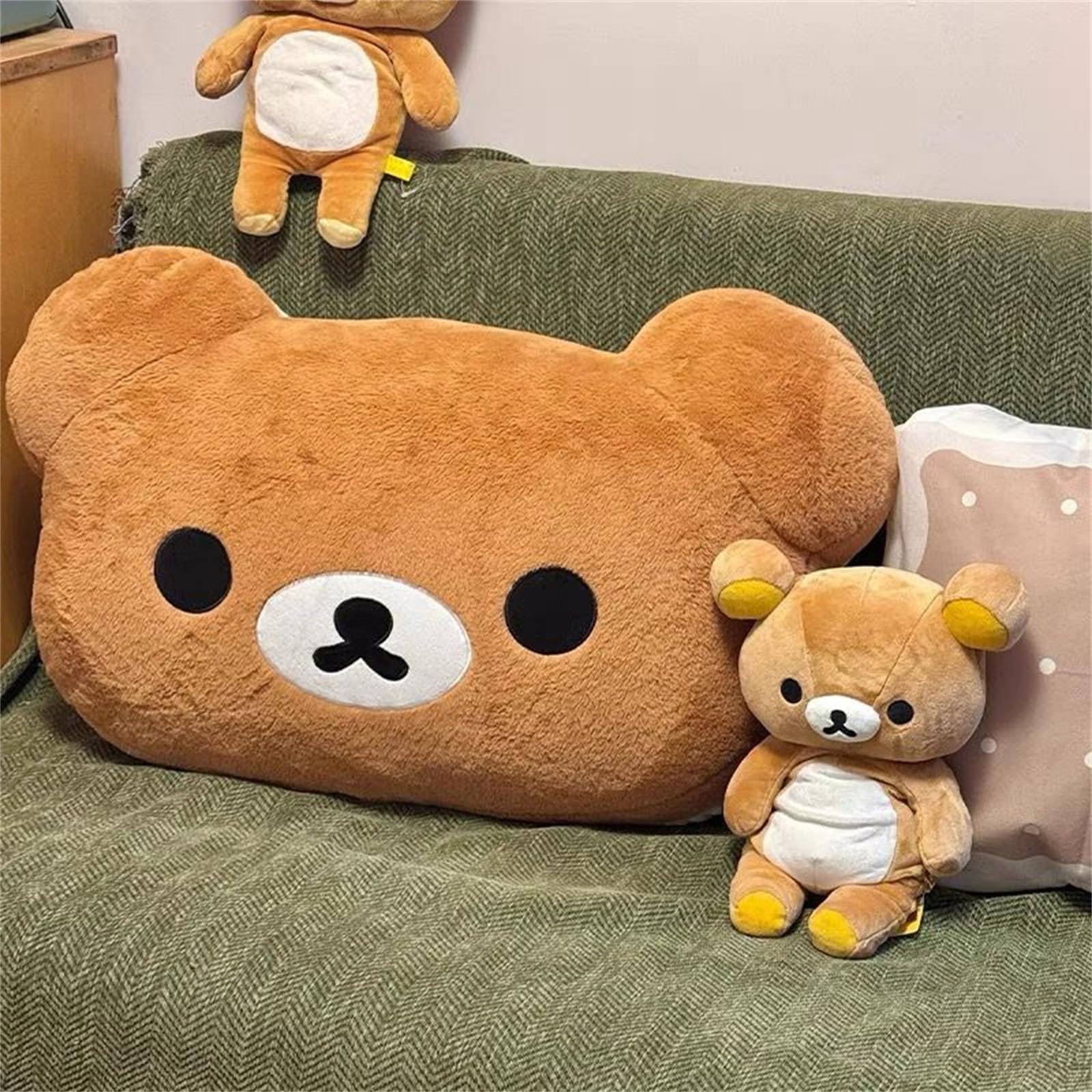Amazon.co.jp: リラックマ グッズ ぬいぐるみ 抱き枕 枕 可愛い