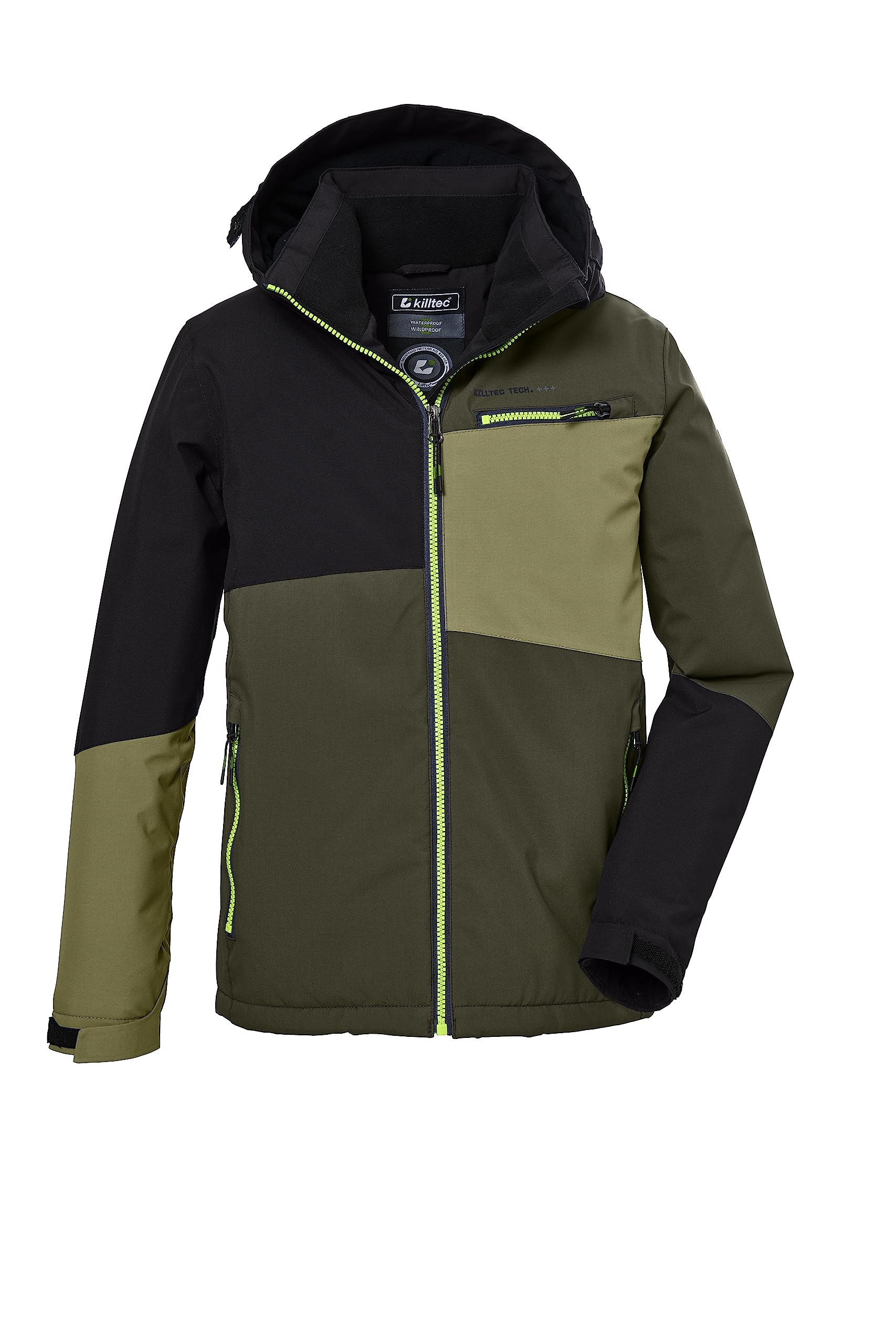 Killtec KOW 161 BYS JCKT Kinder Skijacke Schneejacke Winterjacke Jungen dunkelgrün grün