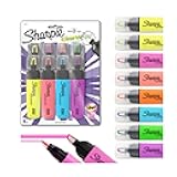 Clear View Highlighter Chisel Tip Fluorescent And Pastel Highlighters See Through Tip Highlighter Marker Set Tank Assorted Colors 8 Count
