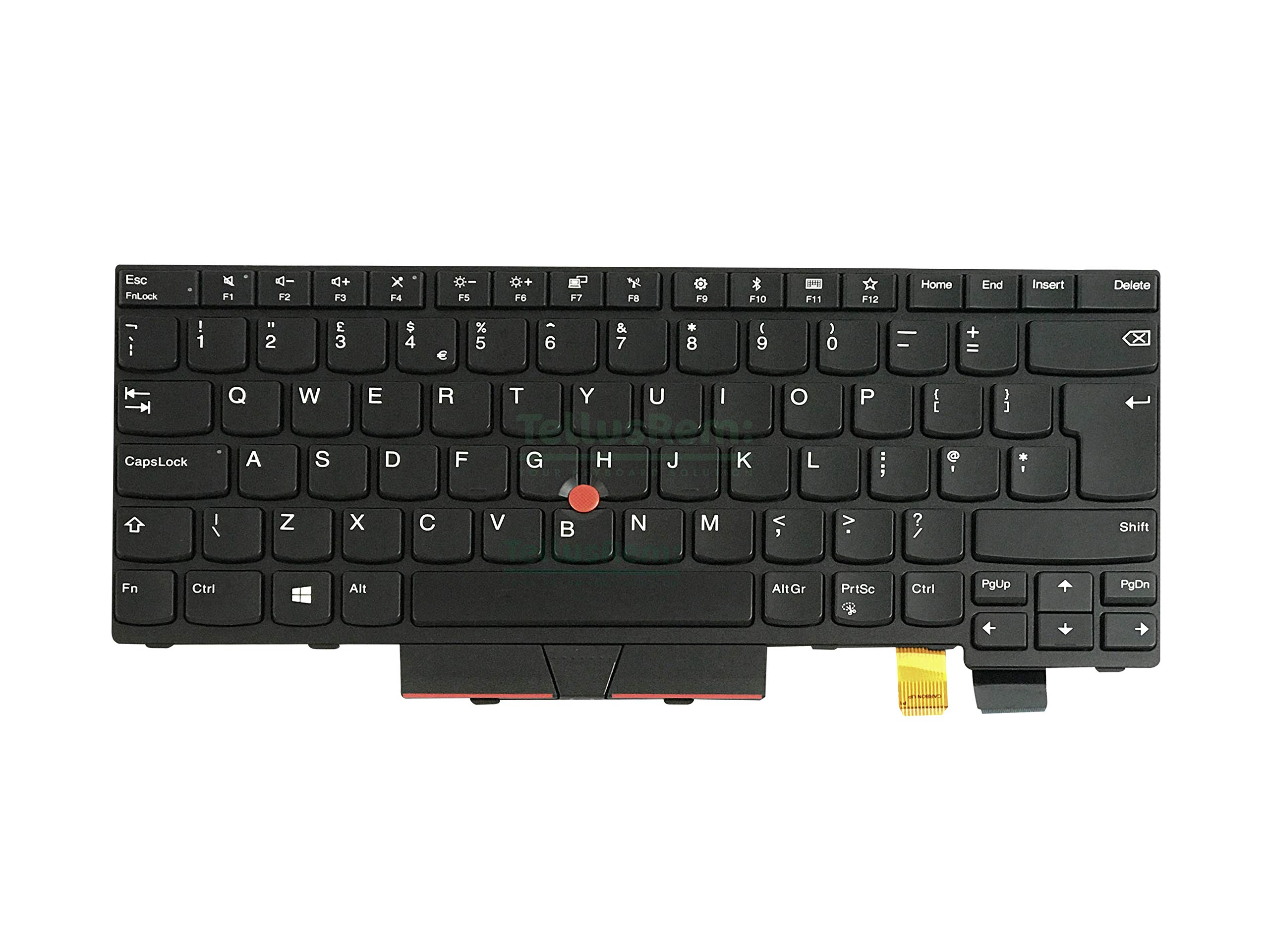 TellusRem replacement UK backlit keyboard for Lenovo Thinkpad T470 T480