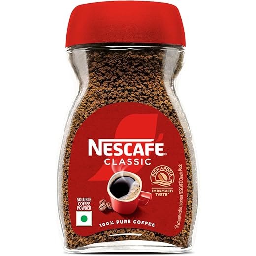 Nescafe Classic Instant Coffee Powder | Great start to your morning | 100% Pure Coffee | 45g Jar