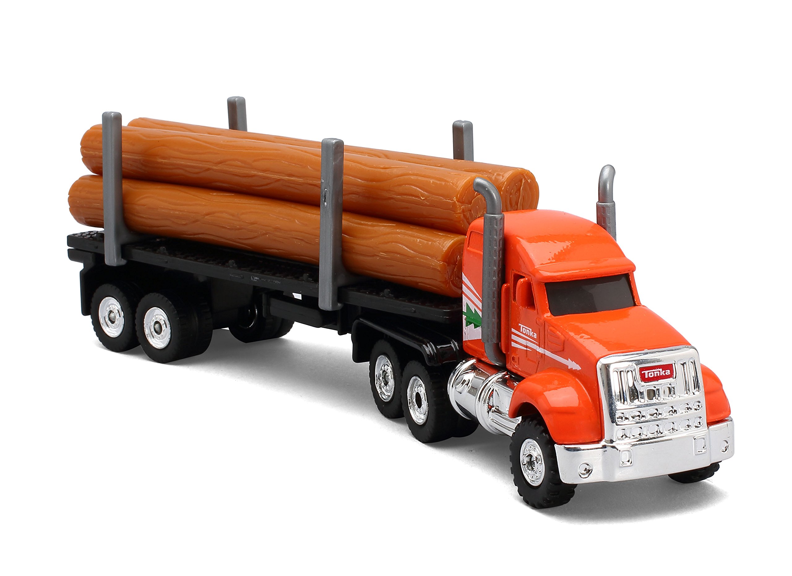 Tonka 06432 Die Cast Flatbed Logger Truck Desertcart Cyprus - Main Image