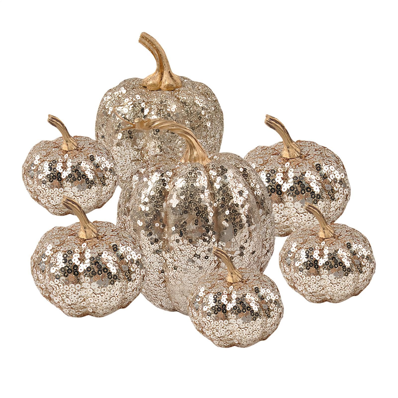 Juego de decoración de calabaza para adornar mesas de salón y pasillos