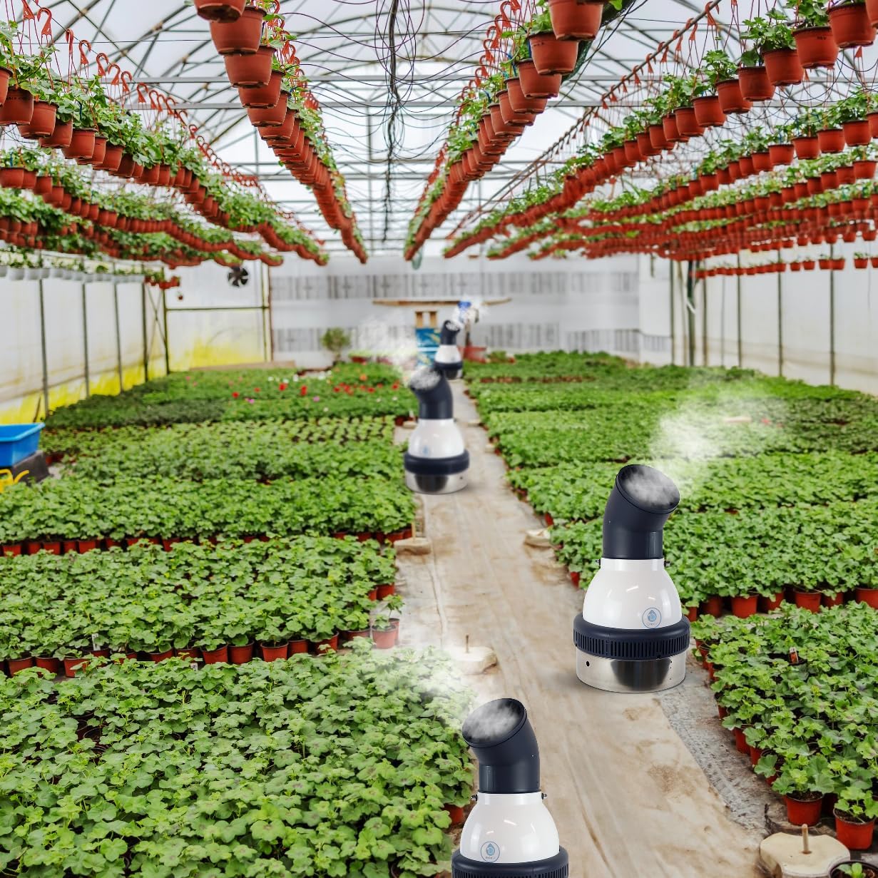 Humidifier Multdirectional Quiet Greenhouses Indoor Gardens