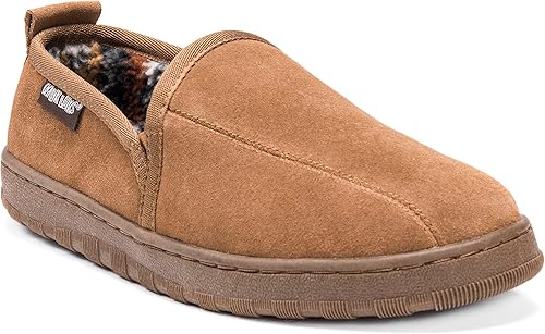 MUK LUKS Eric Slipper, Mule Hombre, marrón Claro, 44.5 EU