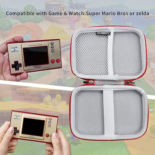 Miniatura 2 de Funda rígida organizadora de almacenamiento compatible con Nintendo Game & Watch, funda de transporte para The Legend of Zelda, funda de juego y