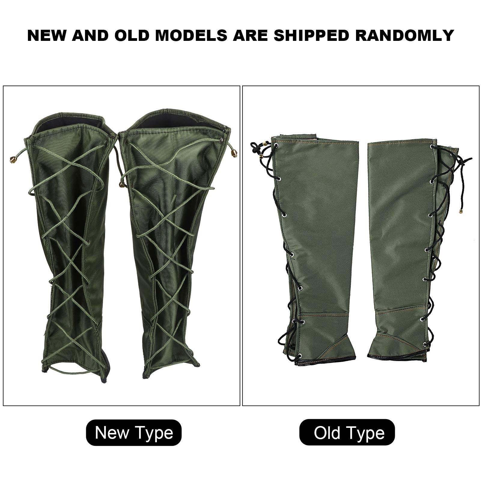 Guêtre de protection anti-morsure, protège-jambes anti-morsure de serpent Vert militaire Guêtre de protection anti-morsure pour camping alpinisme escalade randonnée