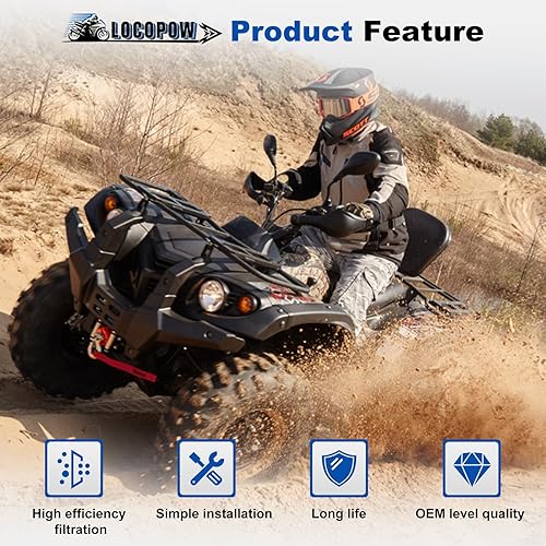 Miniatura 7 de LOCOPOW 707800371 Parte del filtro de aire para Can Am Outlander Renegade 570 450 850 650 800R 1000 1000R Max DPS XMR XT XTP STD XXC 2012 2013 2014