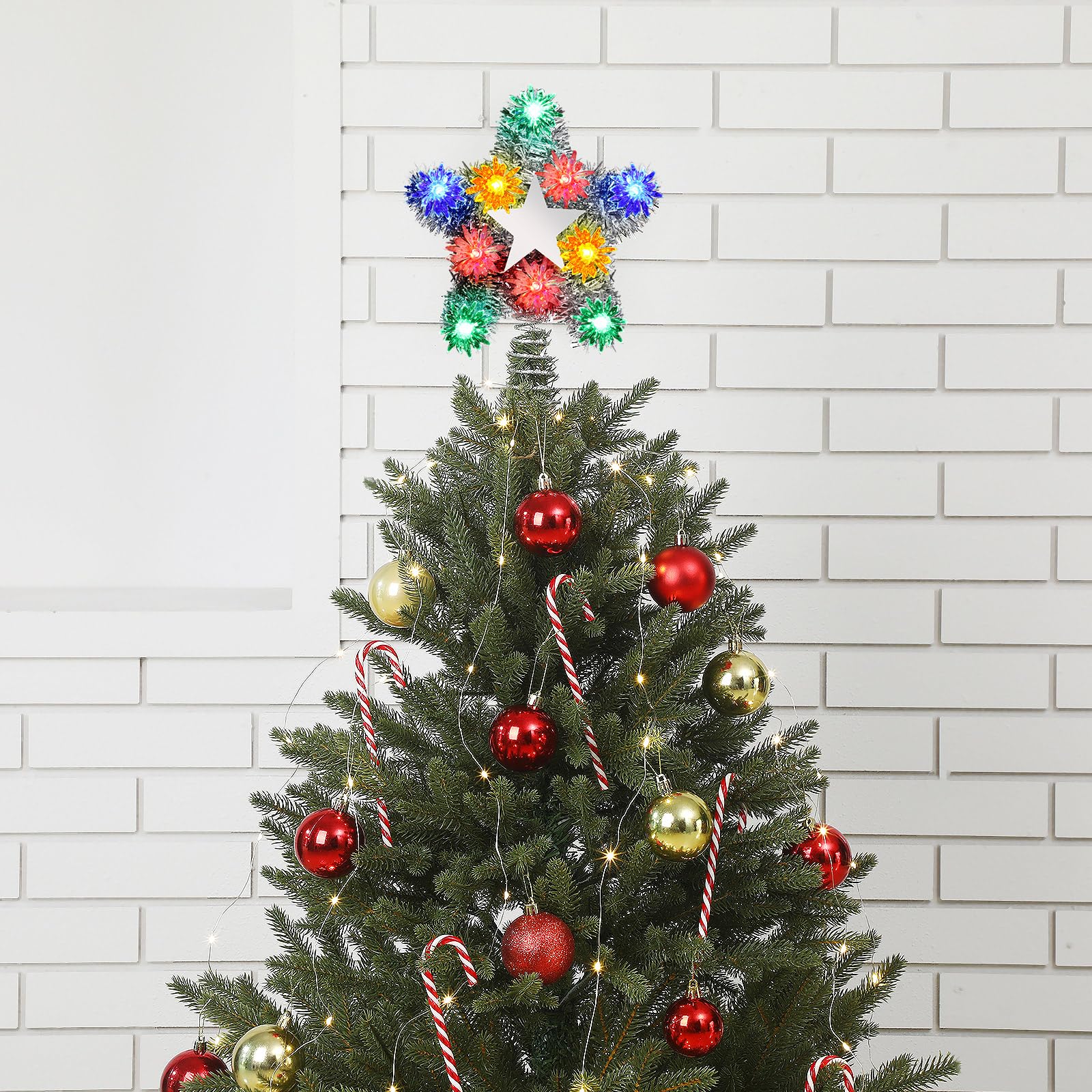 Amazon.com: Vintage Christmas Star Tree Topper Nostalgic Christmas
