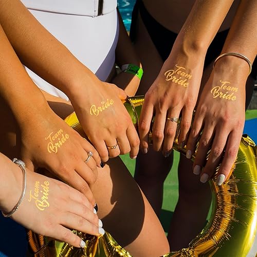 Miniatura 5 de CIEHER Tiara plateada + velo de novia + banda de novia + juego de tatuajes temporales de despedida de soltera, regalos de despedida de soltera,