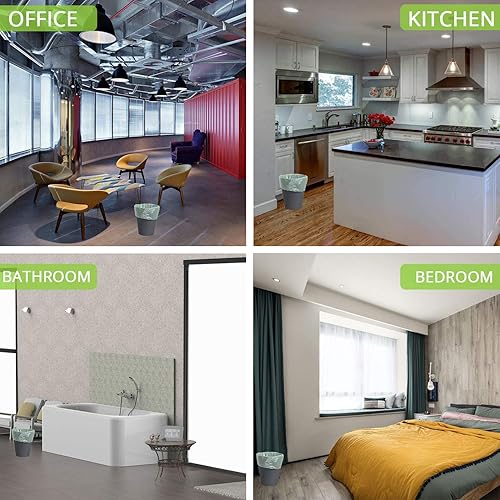 Miniatura 5 de Bolsas de basura biodegradables de 6 galones para trituradora de oficina, pequeñas bolsas de basura reciclables para baño, cocina, hogar, 100