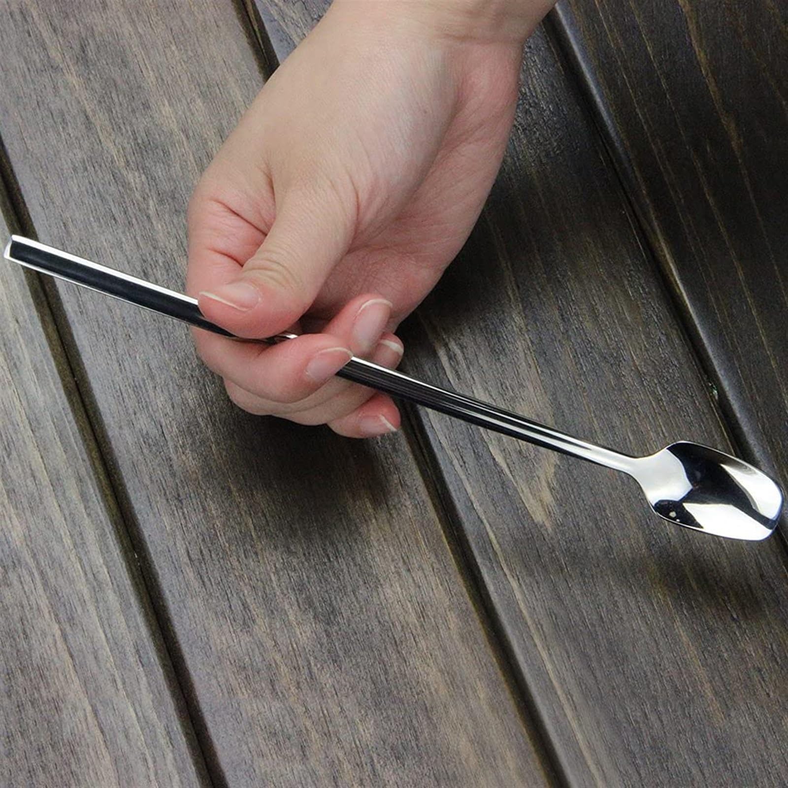 JINGYAN Cuillères à café Coffee Spoons Long Handle Espresso Stirring Dessert