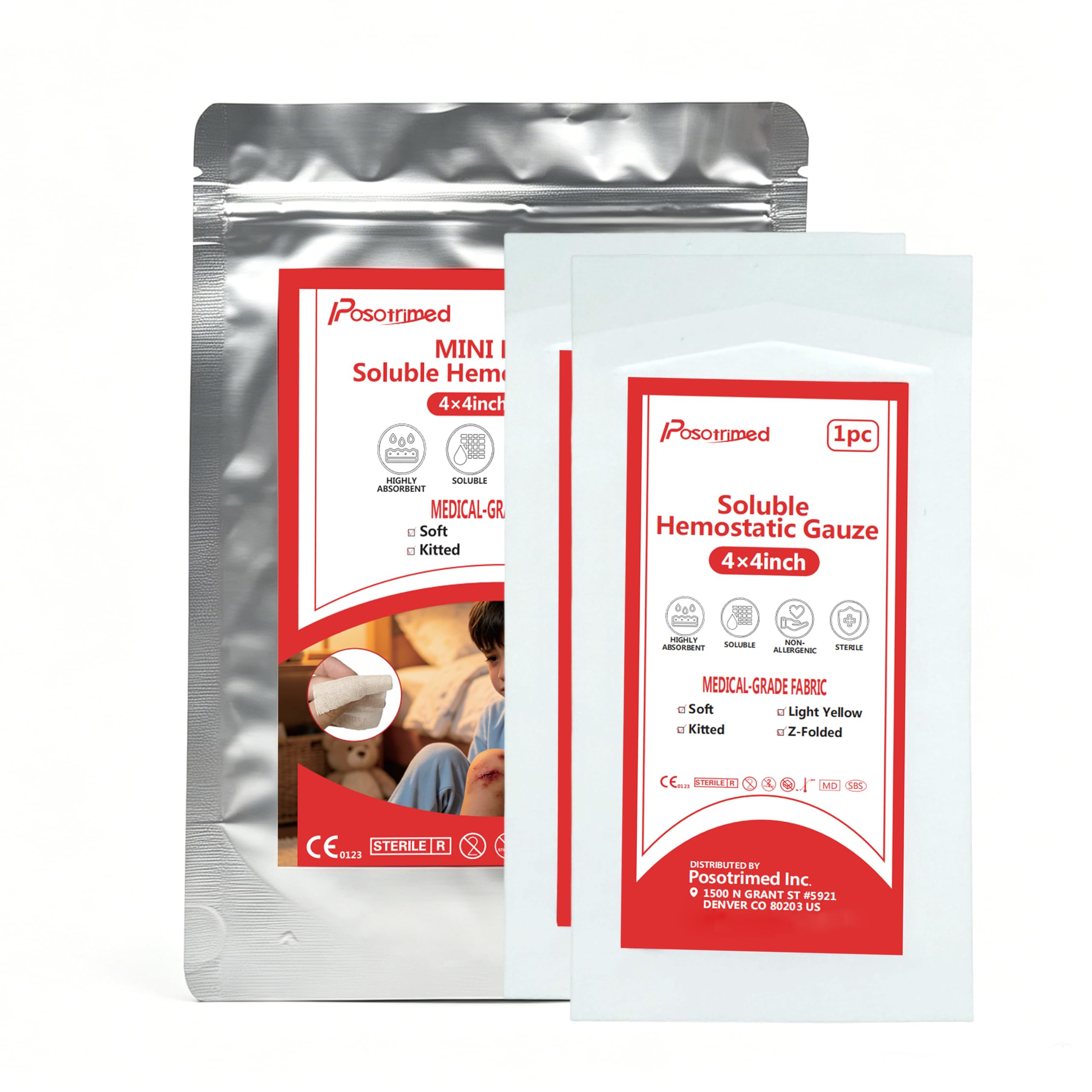 Quick Clot Hemostatic Gauze - Combat Wound Care -8