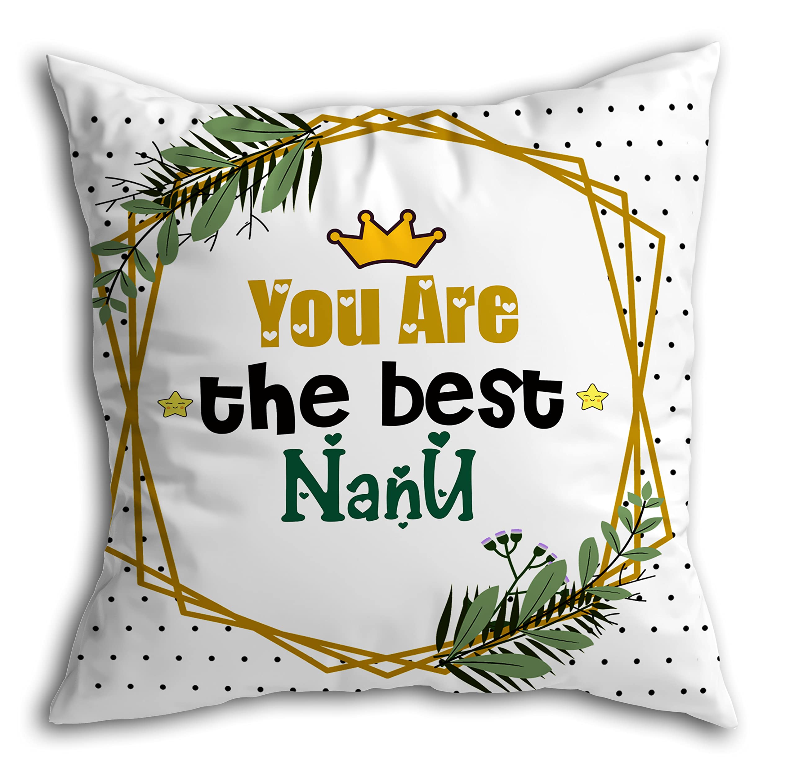 TrendoPrint Comfortable & Soft Nanu Cushion Pillow with Filler (12x12 Inch)_(Fmcush179)