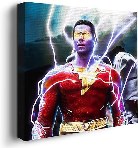 Miniatura 27 de Flassh by Mavis Print: decoración de pared de 18 x 24 pulgadas de DC Comics | Arte de pared impreso en HD y enmarcado de madera | Decoración de