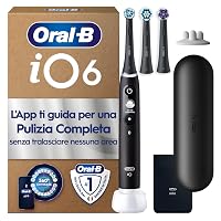 Oral-B iO 6 Spazzolino Elettrico, 3 Testine di Ricambio