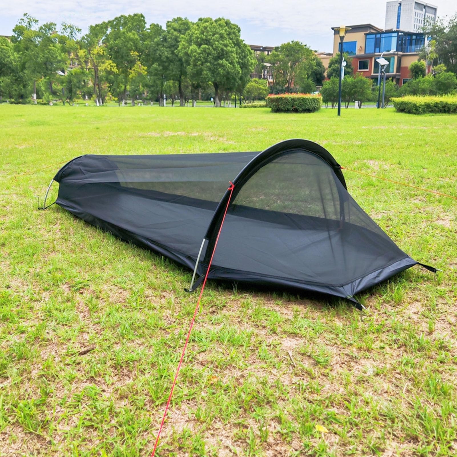 RiToEasysports Zanzariera, Riparo Pieghevole in Rete da Campeggio per Atleti All'aperto, Campeggio, Spiaggia (BLACK)