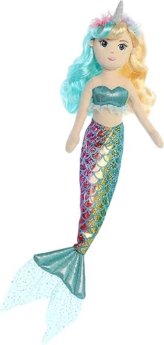 Aurora - Sea Sparkles - Brillantes de unicornio arcoíris de 18 pulgadas, caramelo