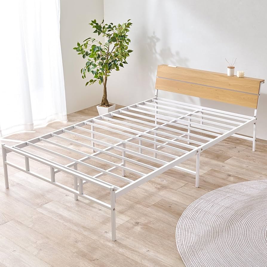 ✨早い者勝ち✨耐荷重300Kg・2口コンセント ベッドフレーム シングルベッド Amazon｜【耐荷重300Kg・2口コンセント】ベッドフレーム