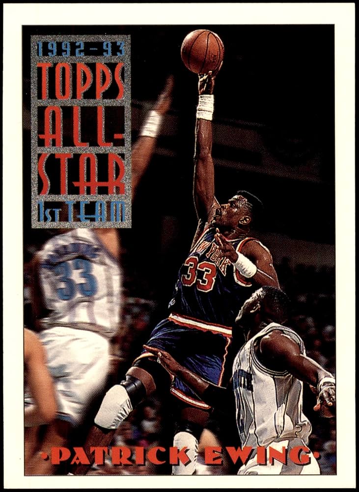 Amazon.com: 1993 Topps # 100 All-Star Patrick Ewing New York