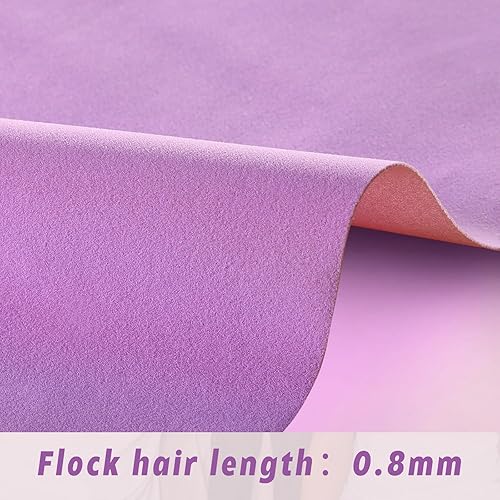 Miniatura 5 de Vinilo de transferencia de calor Flocado HTV  9 hojas de 12 x 10 pulgadas, color naranja HTV blanco flocado para planchar en vinilo naranja HTV para